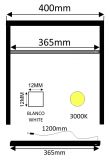 BARRA LED BL C/SENSOR 2W 12V 3000K MUEBL 40CM    