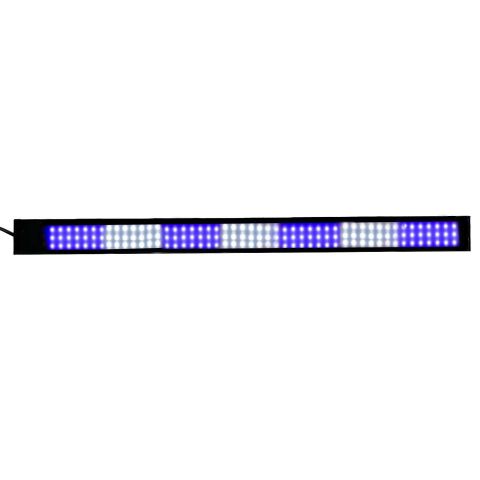 BANDERA LED 4 AZUL + 3 BLANCO 12/24V 400x32x11MM