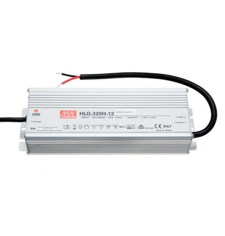 F. ALIMENTACIÓN 320W 12VDC IP67 MEAN WELL