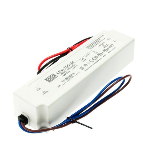 F. ALIMENTACIÓN 100W 24VDC IP67 MEAN WELL