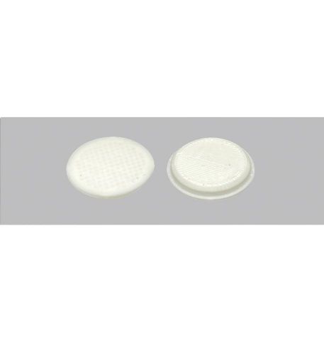 TAPA PLASTICO BLANCA PERFIL PMMA Ø30MM