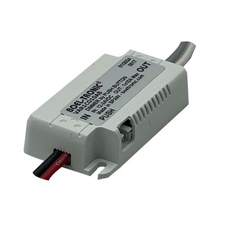 DIMMER A PULSADOR 1 SAL C/CABLE 12/24V 10A MAX BL